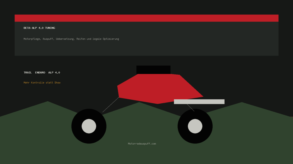 beta alp 4.0 tuning