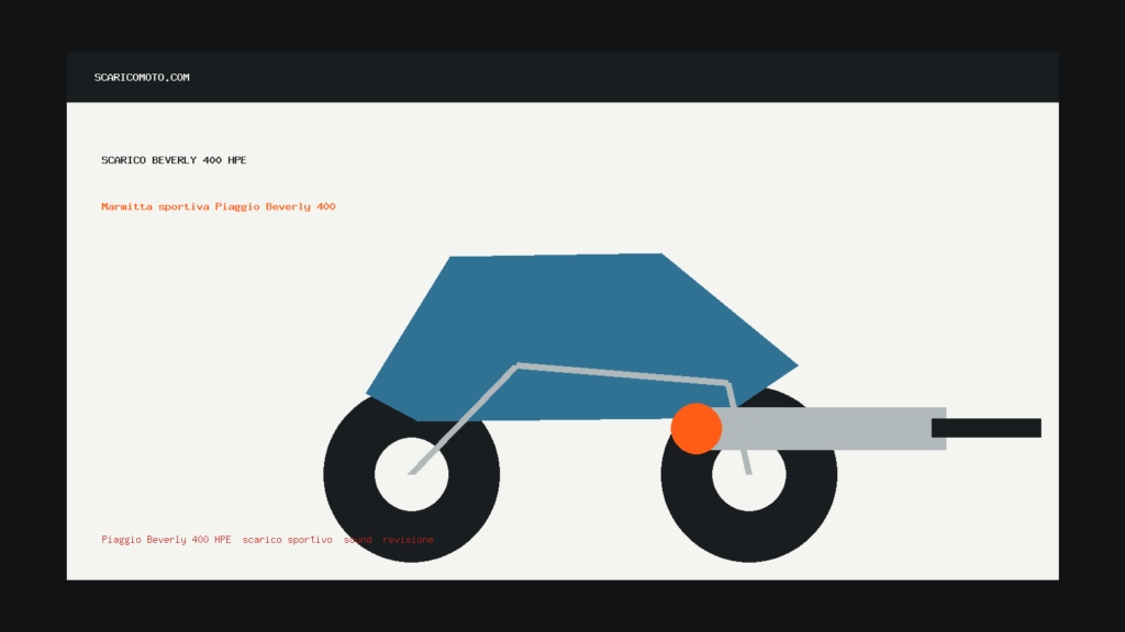 Sportauspuff Piaggio Beverly 400 Sportauspuff