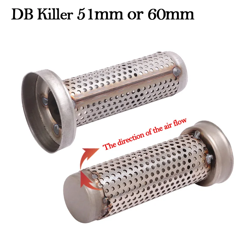 db killer universale 51 mm 60,5 mm per Sportauspuff Motorrad